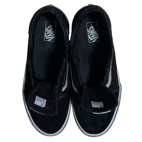 VANS Old Skool Suede Low Skate Sneakers Lace Up Off The Wall Black/White Sz 5 - Picture 9 of 16